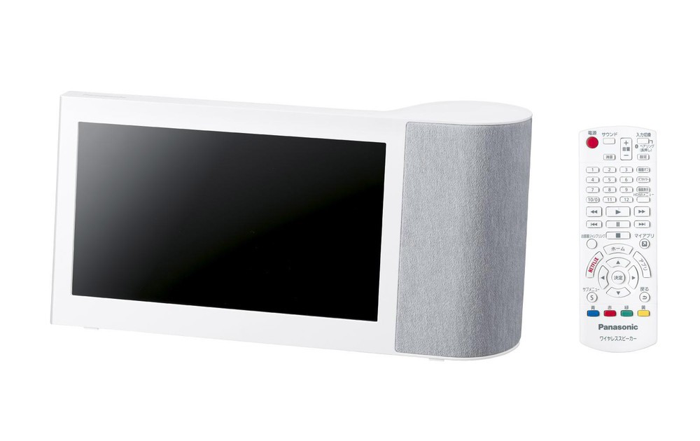 10V型モニター搭載ワイヤレススピーカー　ネトフリもユーチューブも