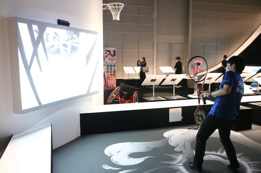 テニスの王子様「無我の境地」の体験コーナー