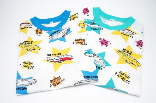 みんな大好き新幹線が大集合したTシャツ