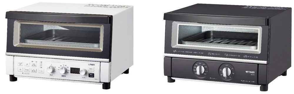 2重のガラス扉で効率よく加熱　オーブントースター