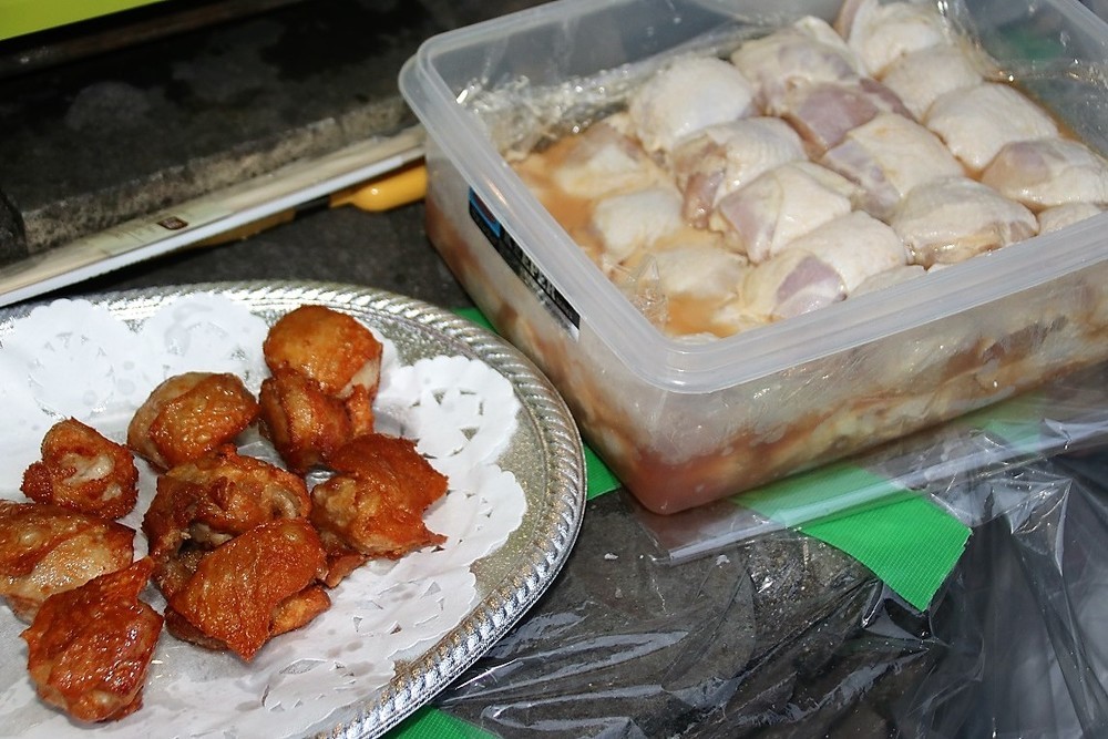 つぼ八の定番メニュー・ザンギ