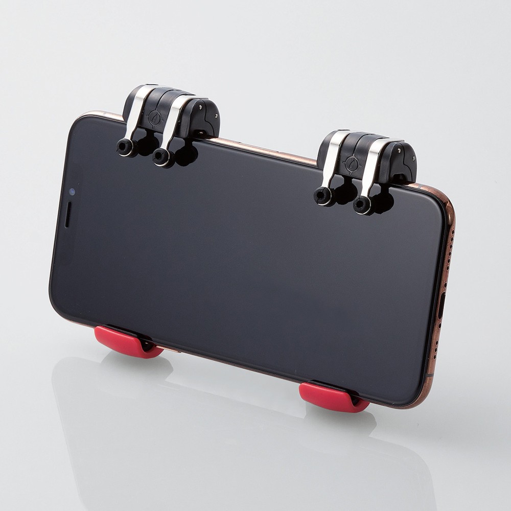 ゲームコントローラーのような操作感になるスマホグリップ