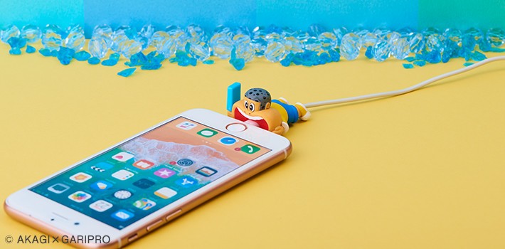 アイス「ガリガリ君」がケーブルアクセサリーに　「当たり棒」付き