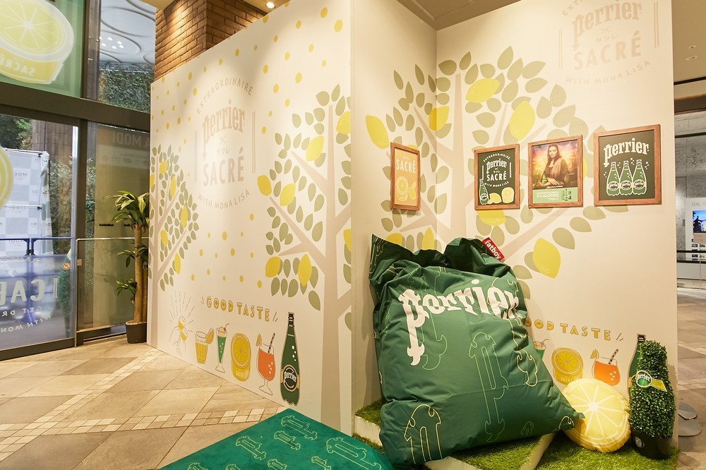 ポップアップストア内にはフォトスポットも