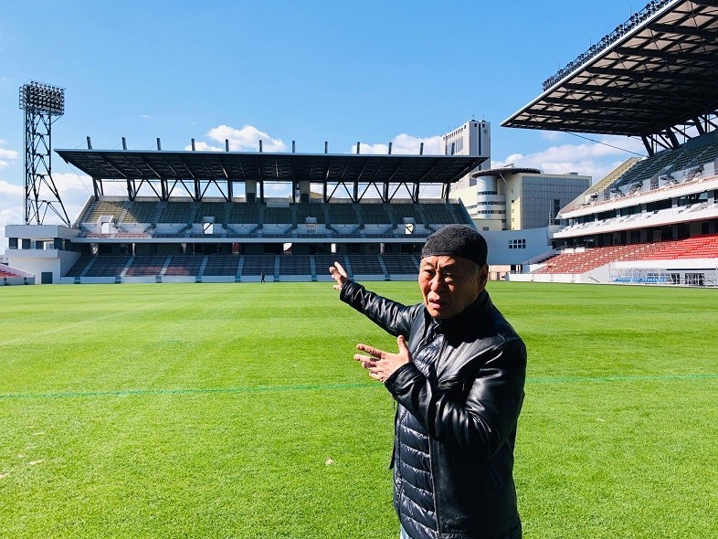 北九州のミクニワールドスタジアムで