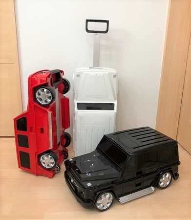 メルセデスベンツGクラスをモチーフ　子ども用スーツケース