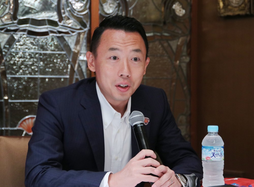 琉球アスティーダの早川周作球団社長