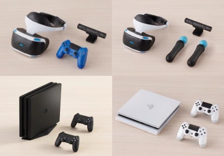 「PlayStation 4」「PlayStation VR」が初のカプセルトイフィギュアに