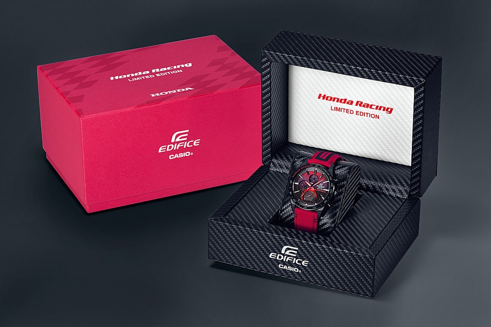 CASIO「EDIFICE」×「Honda Racing」　モータースポーツファン垂涎モデル