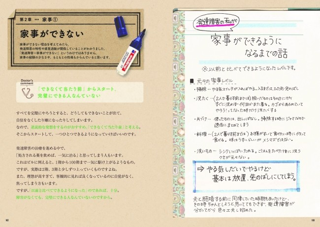 当事者のノートと監修者による解説で理解度が深まる