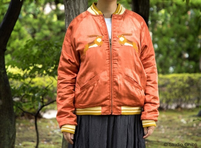 「もののけ姫」モチーフスカジャン第2弾はリバーシブル仕様