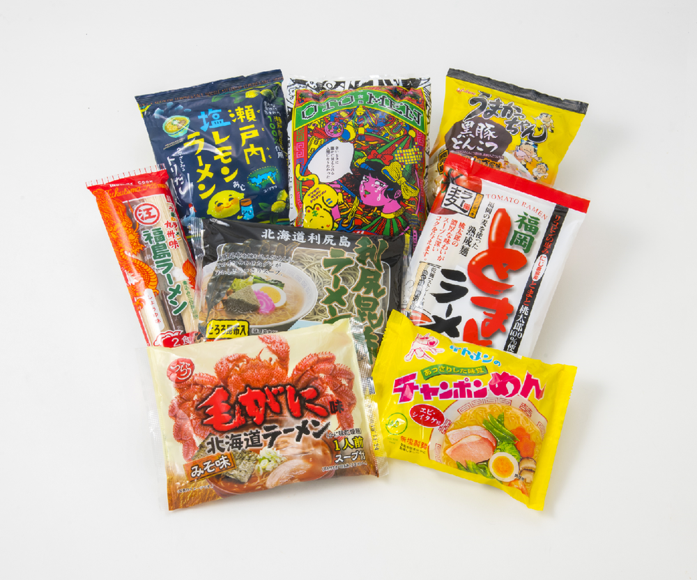 各地のご当地袋ラーメンも