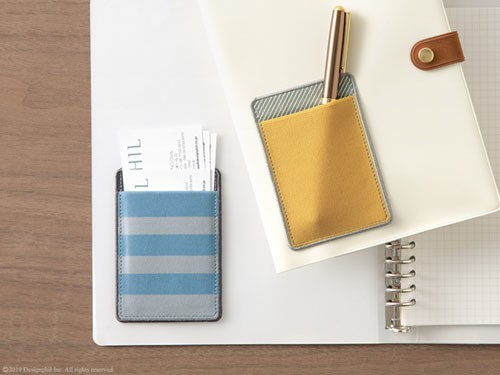 手帳に貼って小物を収納　カードサイズのポケットシール