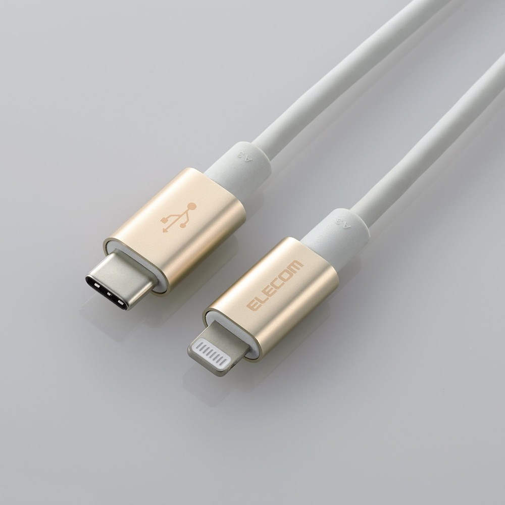 iPhoneを高速充電　「USB PD」対応のUSB-C to Lightningケーブル