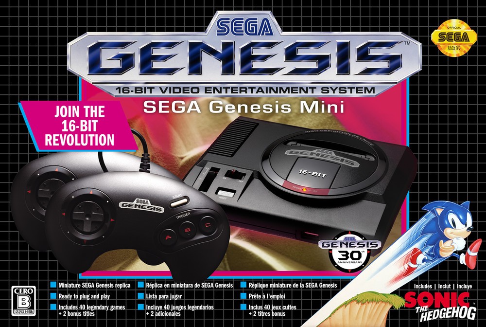 「メガドライブミニ」北米仕様の兄弟機「Sega Genesis Mini」　数量限定