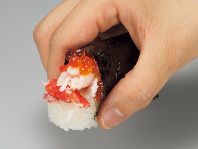 かっぱ寿司の「つかみ寿司」 第2弾は「いばら蟹」と「ぼたん海老」