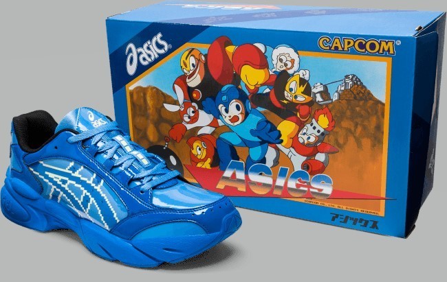 アシックスがロックマンとコラボレーション