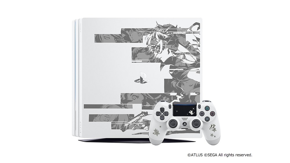 「ペルソナ5 ザ・ロイヤル」コラボの「PS4 Pro」　オリジナルデザイン刻印