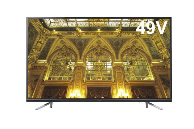 ノジマの4K液晶テレビ　49V型と43V型の2モデル