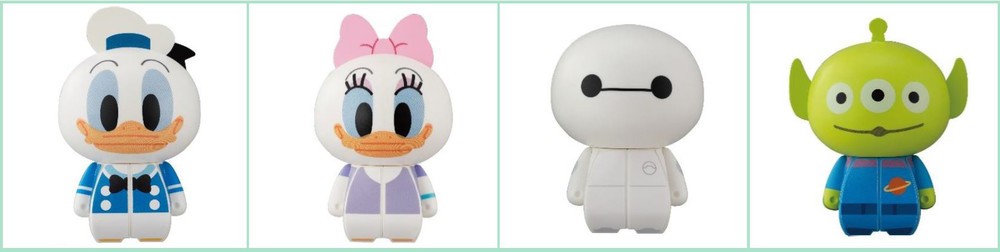 キャラ型立体パズル「Charaction CUBE」にディズニー第2弾