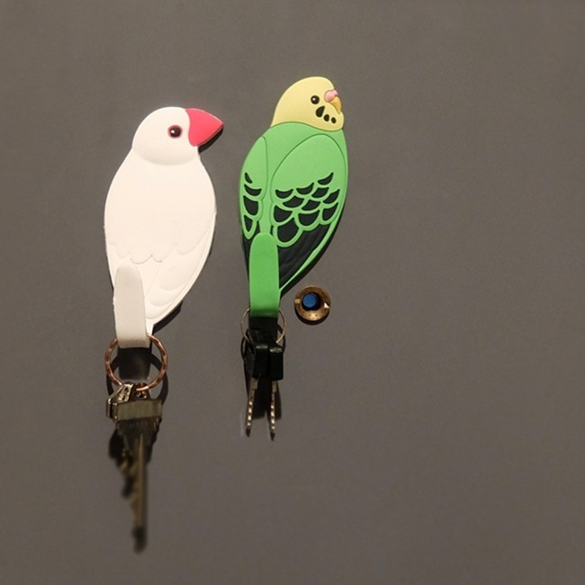 鳥のマグネットフック