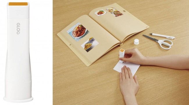 水分控えめ　薄い紙でもキレイに貼れるスティックのり