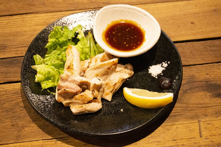 「ヌートリアの塩焼き」