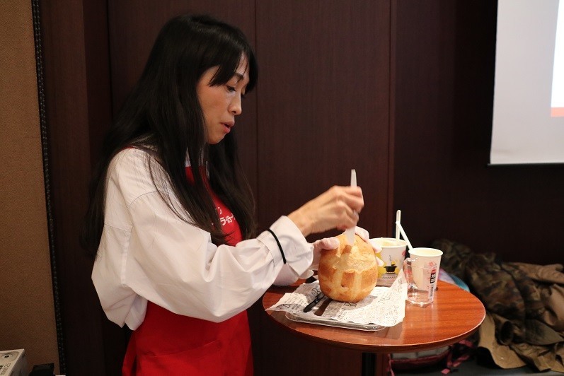 イベント講師を務めたアマノフーズブランドPR担当の鈴木章子さん