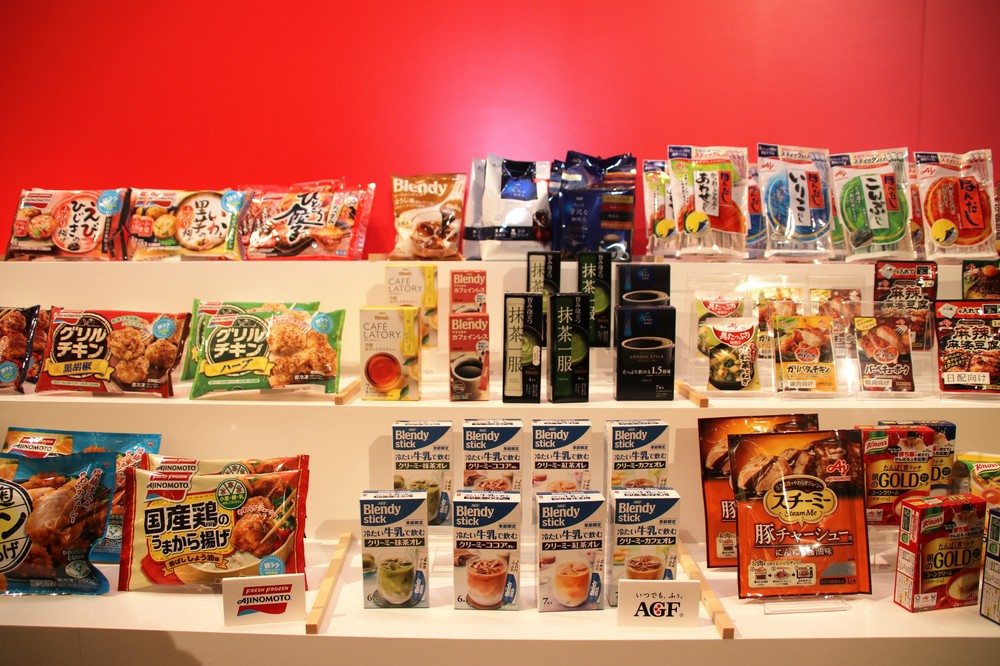 味の素グループ新製品発表会　抹茶飲料、チャーシュー、オリーブオイルと多彩な品々