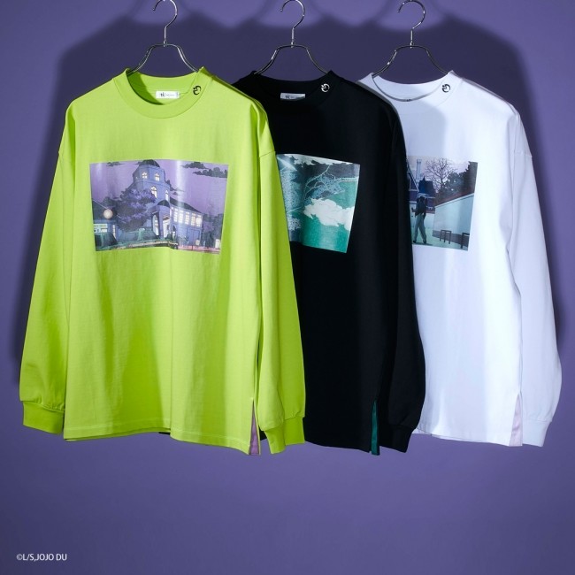 アニメの舞台「杜王町」のマークをあしらったデザイン