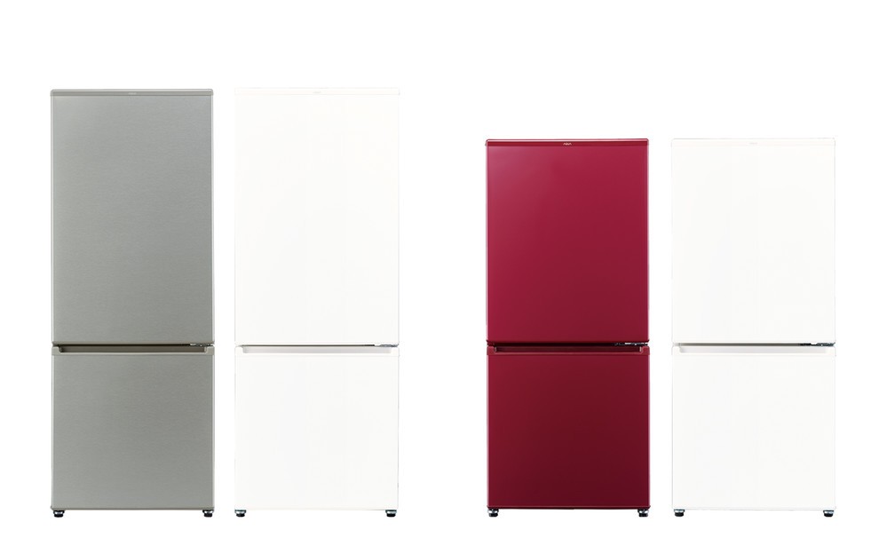 コンパクトサイズながら庫内容量アップ　冷凍冷蔵庫2モデル