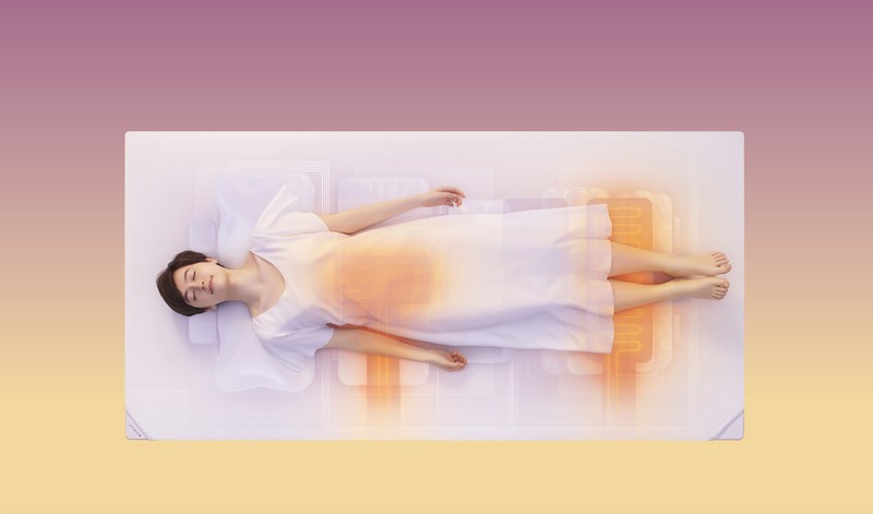 背中と足元を温める機能「ヒートナビゲーター」