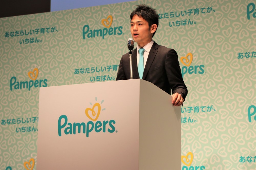 P&Gベビーケアアソシエイトブランドディレクターの瀬戸温夫さん