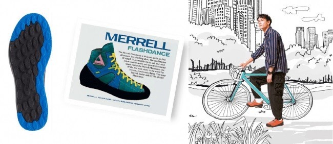 80年代に人気のクライミングシューズに着想　MERRELLスニーカー
