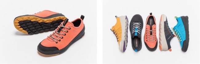 1980年代のクライミングシューズに着想を得た