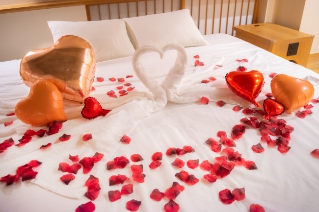 京都・嵐山のホテルがハートいっぱい　バレンタインデコレーションルーム