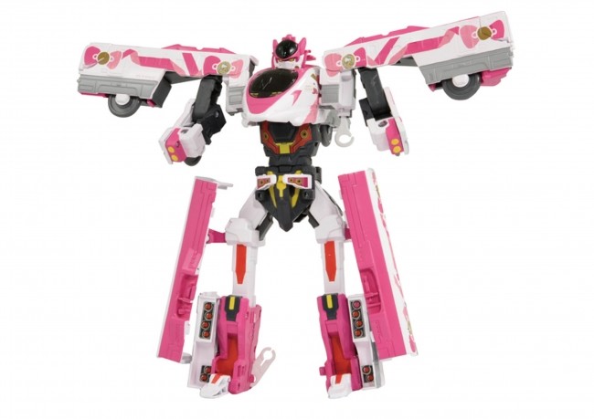 ロボットに変形するプラレールになった