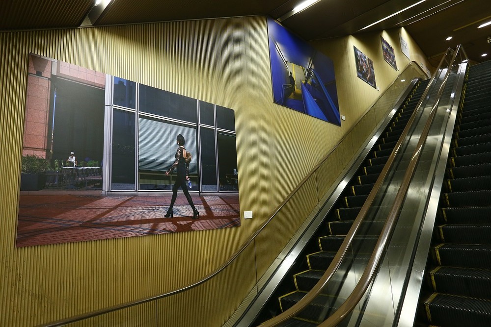 都営大江戸線六本木駅構内の様子（1）