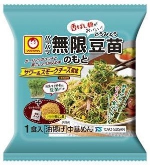 シャキシャキの豆苗と相性バッチリ　「パリパリ無限豆苗のもと」