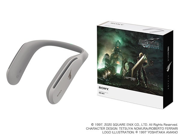 「ファイナルファンタジーVIIリメイク」コラボ　ネックスピーカーと＆PS4カバー