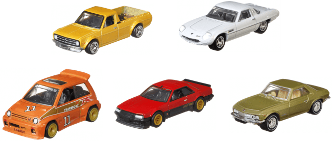 ミニカーブランド「Hot Wheels」　日本旧車のみ集めた「カーカルチャー ジャパンヒストリックス3」