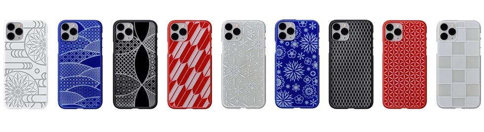 伝統工芸「江戸切子」デザインのケース　iPhone 11シリーズ向け