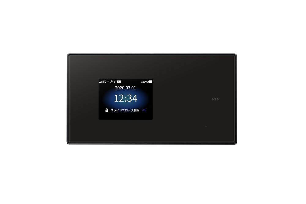 au「5G」対応の法人向けモバイルWi-Fiルーター　シャープ製