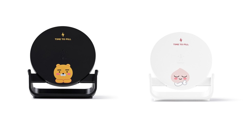 「KAKAO FRIENDS」ライアン＆アピーチデザインのワイヤレス充電器