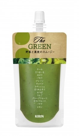 野菜と果実のスムージー　KIRIN「The GREEN」「The YELLOW」通販のみ