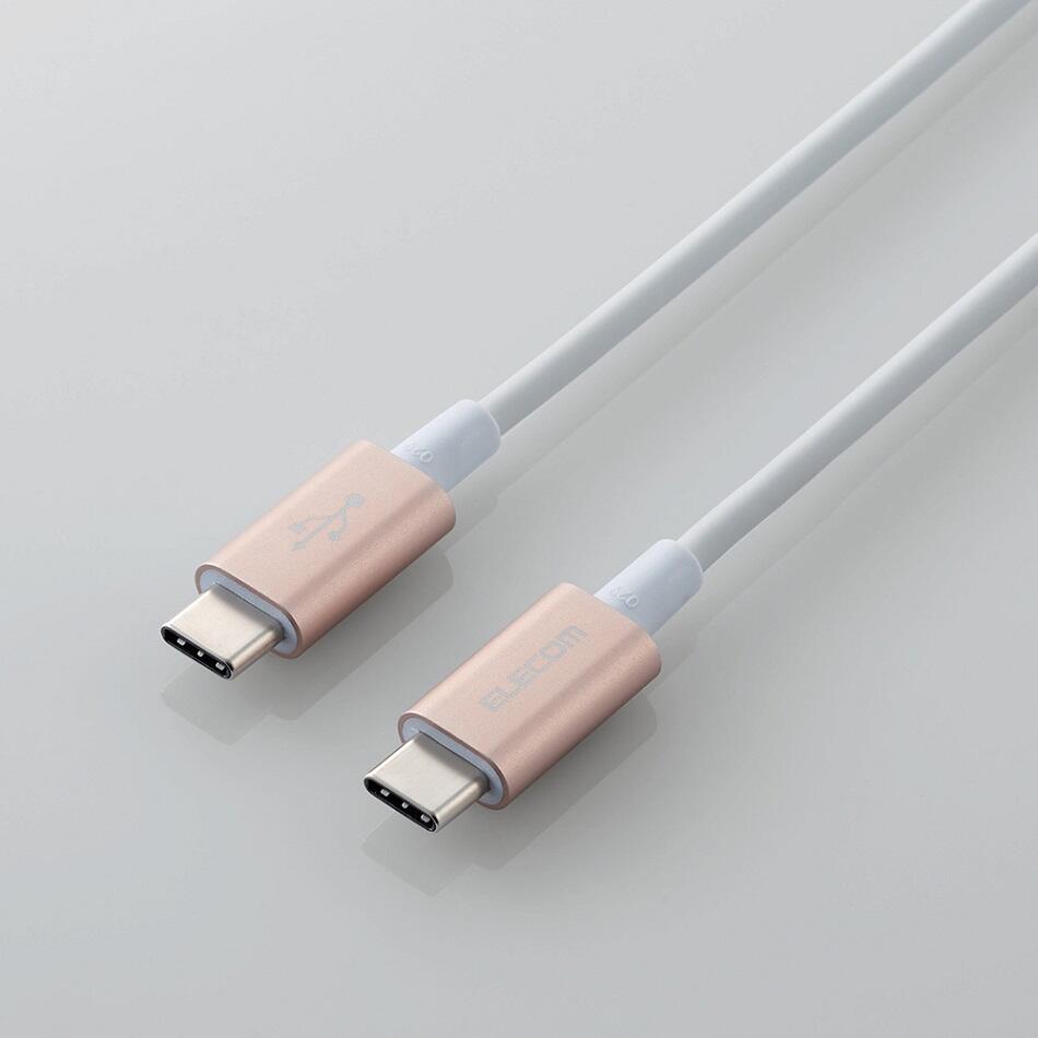 ケーブルとコネクター部分の耐久性アップ　USB Type-Cケーブル2種