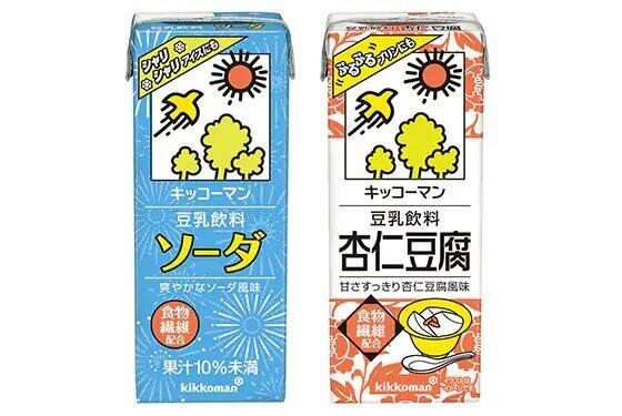 シャリシャリアイスやぷるぷるプリンも作れる　「豆乳飲料」からソーダと杏仁豆腐