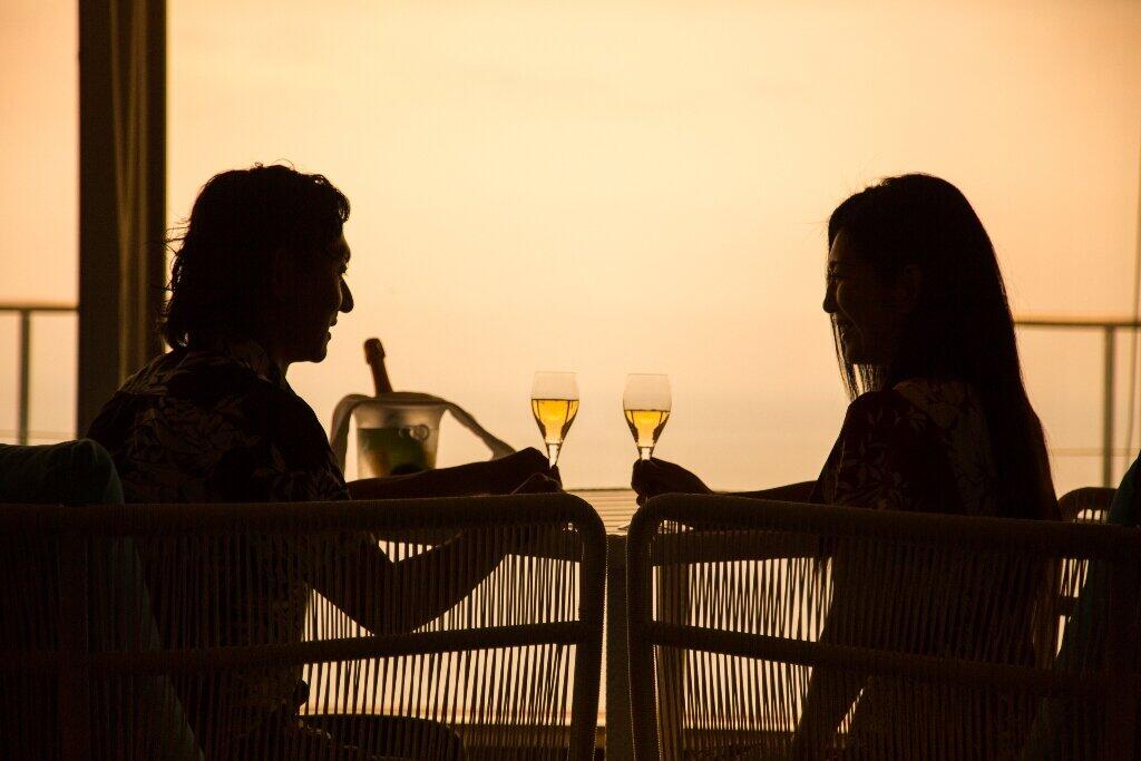 広々とした部屋とおいしい食事でおこもり