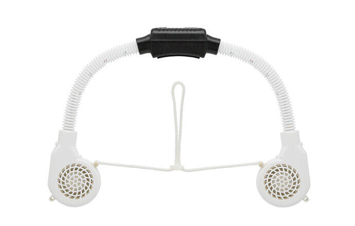 負担なく効率よく首筋を冷やす「ネック冷却ファン」　キングジム