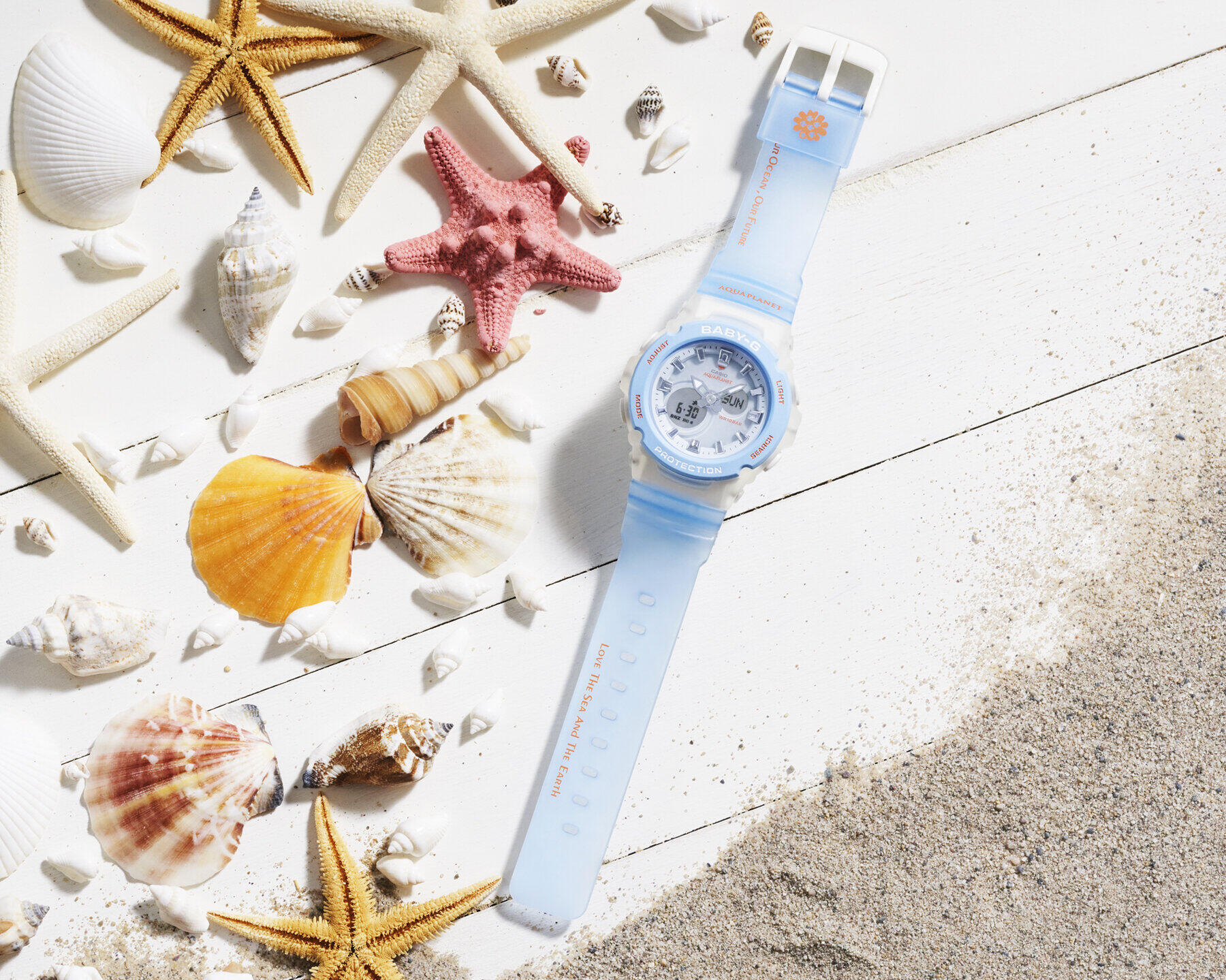 カシオ「BABY-G」から　サンゴと美しい海イメージしたスペシャルな腕時計　